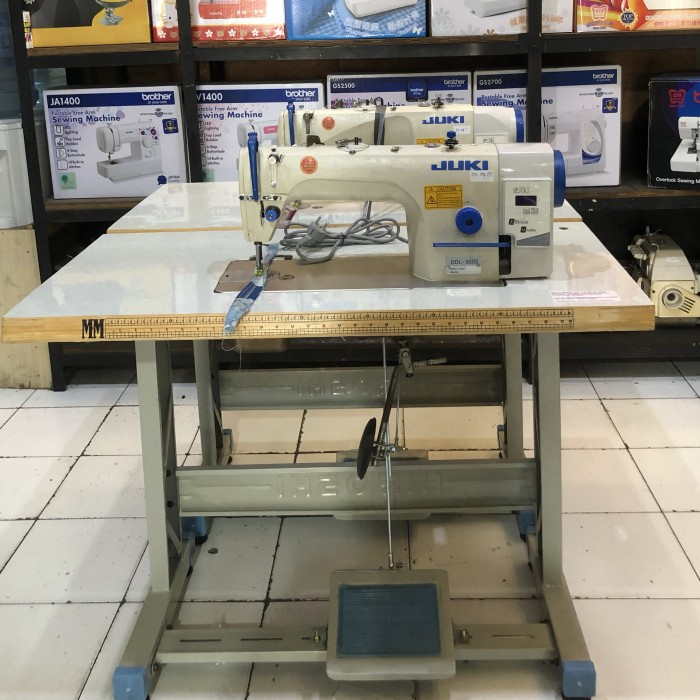 Mesin Jahit Mesin Jahit Bekas Juki Servo Direct Drive Komplit Set Siap Pakai