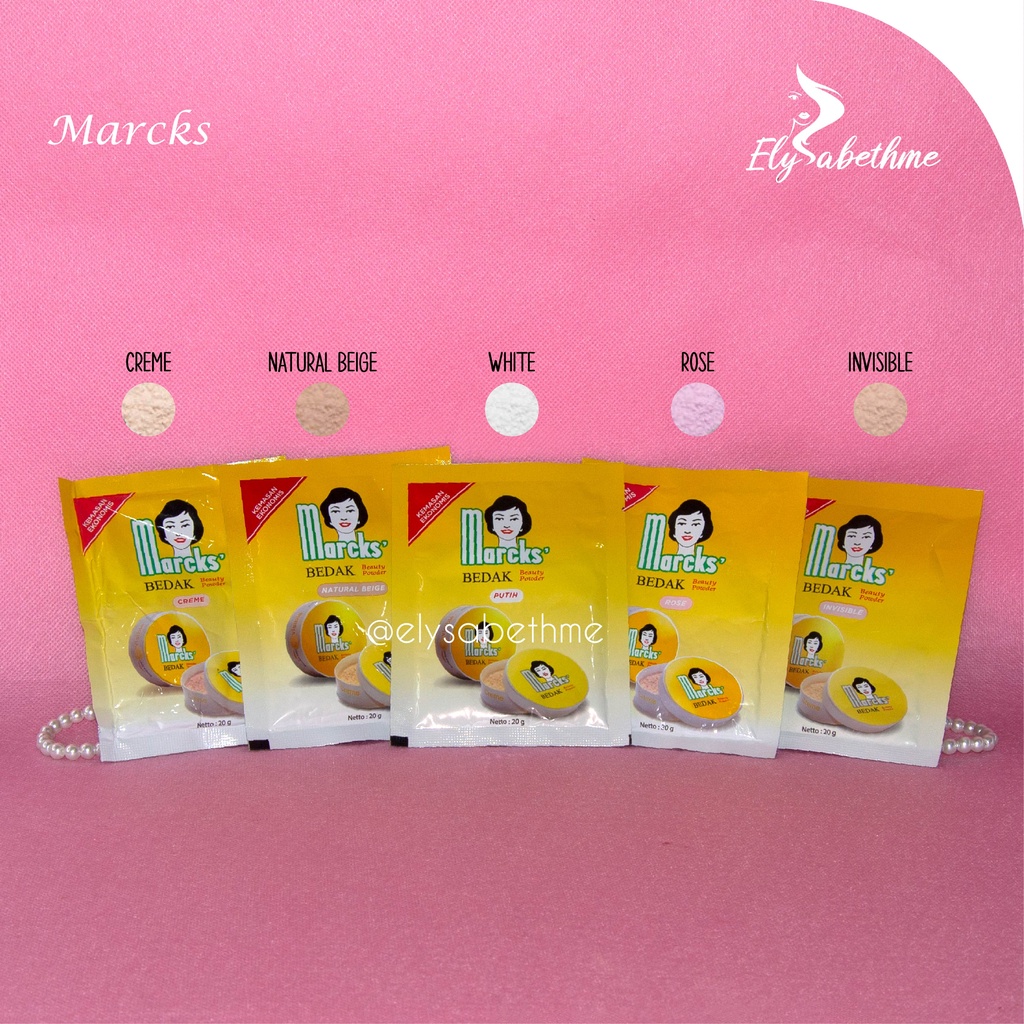 ✿ELYSABETHME✿ Marcks bedak tabur REFIL  sachet murah by kimia farma isi ulang travel