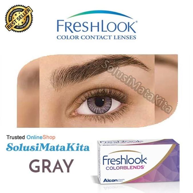 Softlens Freshlook ColorBlends - Gray 0.00 s/d -3.00 | Alcon