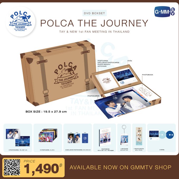 [BUKAN READY STOCK][PELUNASAN PO][BUKAN DP][BUKNA PO] DVD BOXSET POLCA THE JOURNEY TAY&amp;NEW 1ST FAN MEETING IN THAILAND