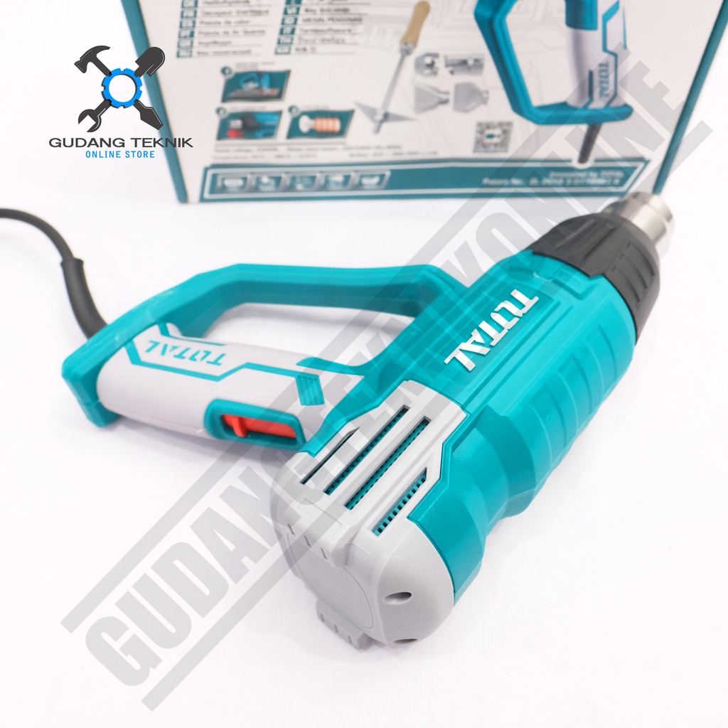 Heat Gun Hot Air Gun 2000 Watt TB2006 TOTAL / Blower Panas Alat Pistol Pemanas Plastik Kaca Film Stiker 2000W TB 2006 TOTAL