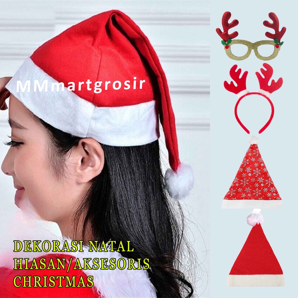 Aksesoris Christmas / Hiasan Pohon Natal / Dekorasi Natal / Dekor Santa Claus Christmas