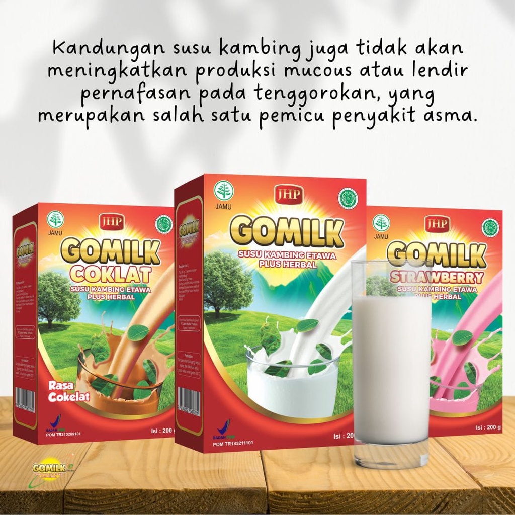 

GOMILK SUSU KAMBING ETAWA PLUS HERBAL