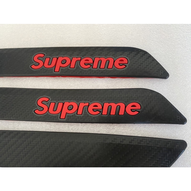 Pelindung Bemper Depan Belakang Mobil Bahan Karet Logo Supreme