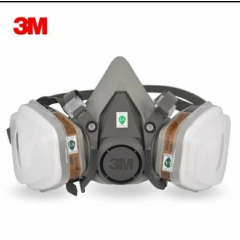 Masker Respirator 3M 6200 + Cartridge 3M 6003 Original