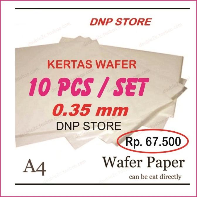 

KERTAS WAFER EDIBLE WAFER PAPER 0,65 mm