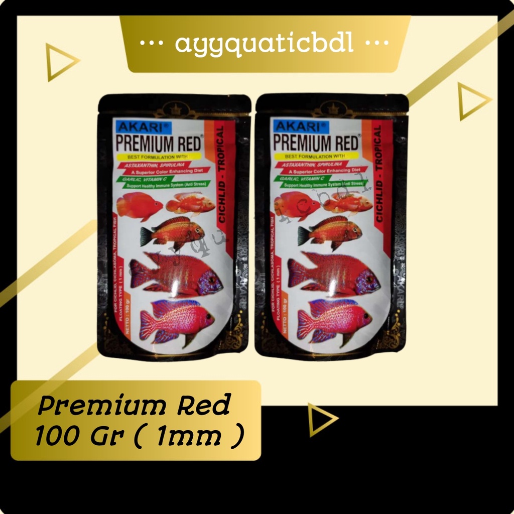 PELET AKARI PREMIUM RED (1mm)