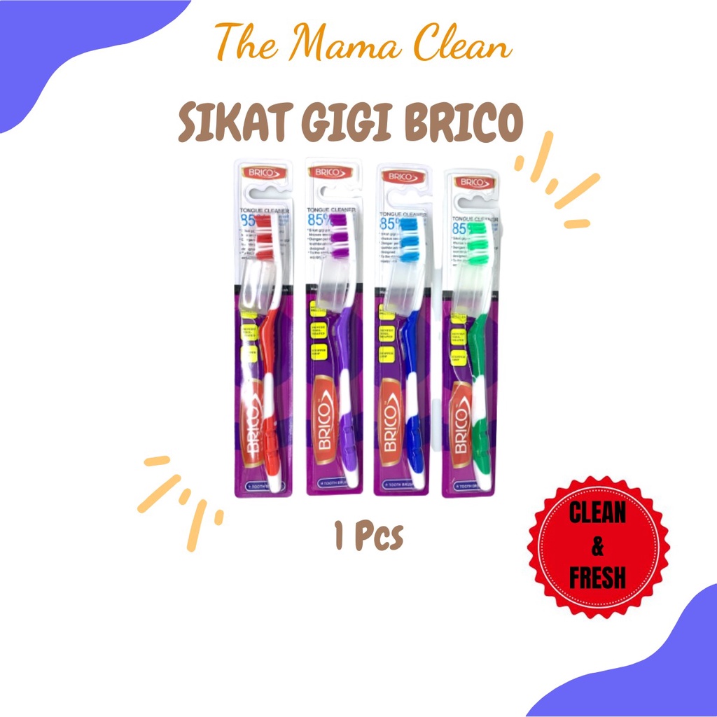 Sikat Gigi Toothbrush Tongue Cleaner Brico GE-188