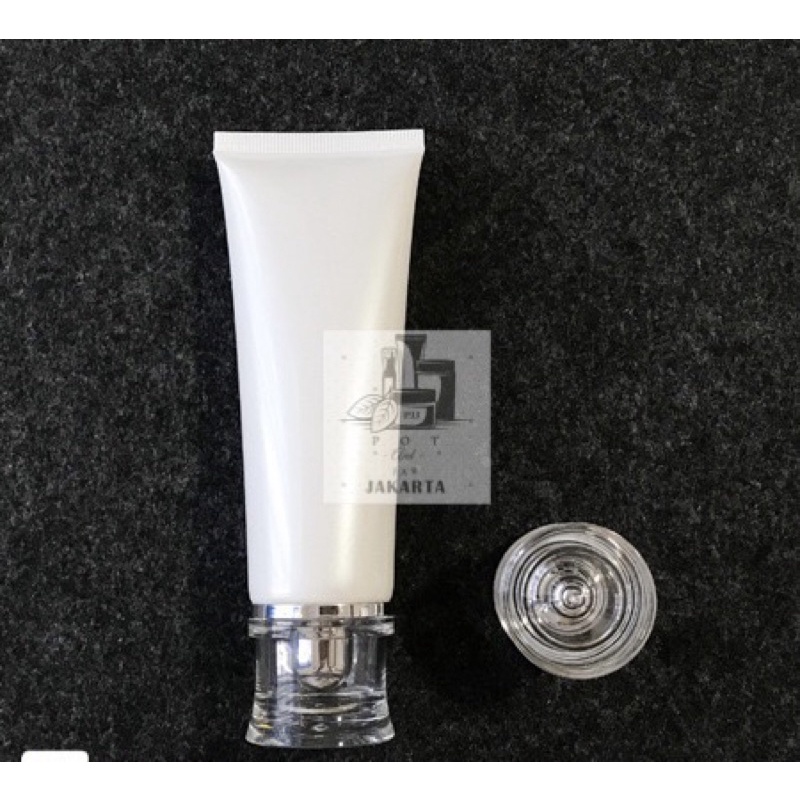 100ml Botol Soft Tube lotion/botol kilap Navy Emas Putih Ivory/botol skincare