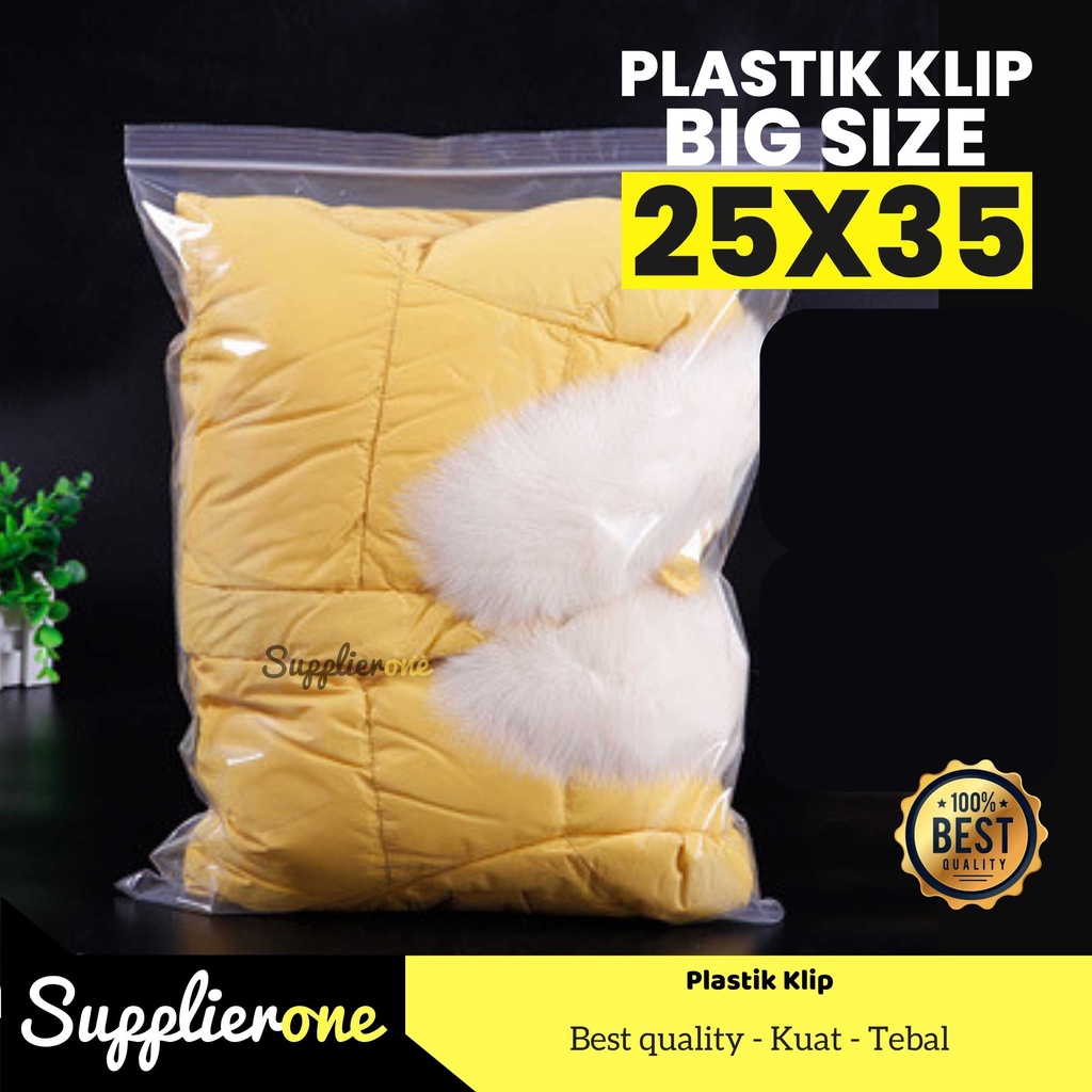 Plastik Klip 25x35 / Plastik Klip Baju / Plastik Klip makanan / Plastik Klip Ziplock / Plastik Zippe