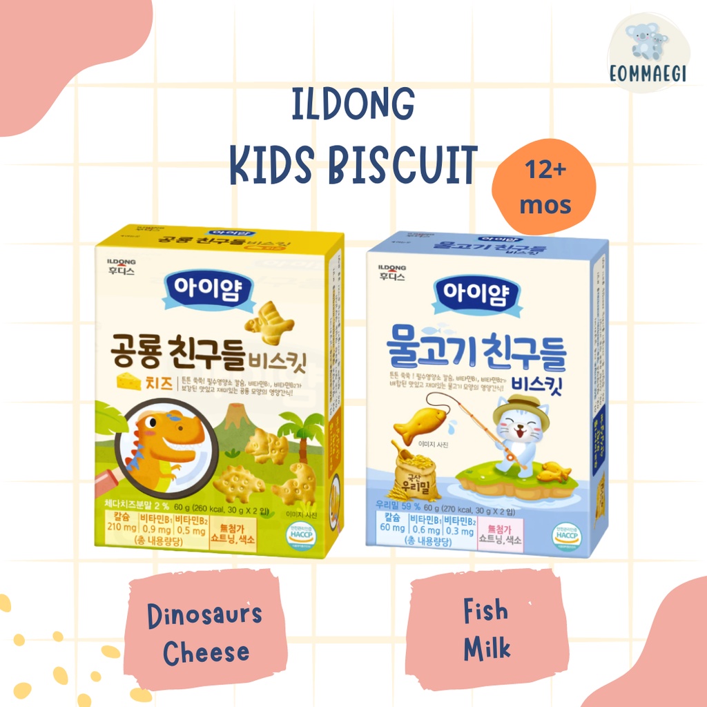 

Ildong Kids Biscuit / Biskuit Bayi & Anak / Cemilan Anak