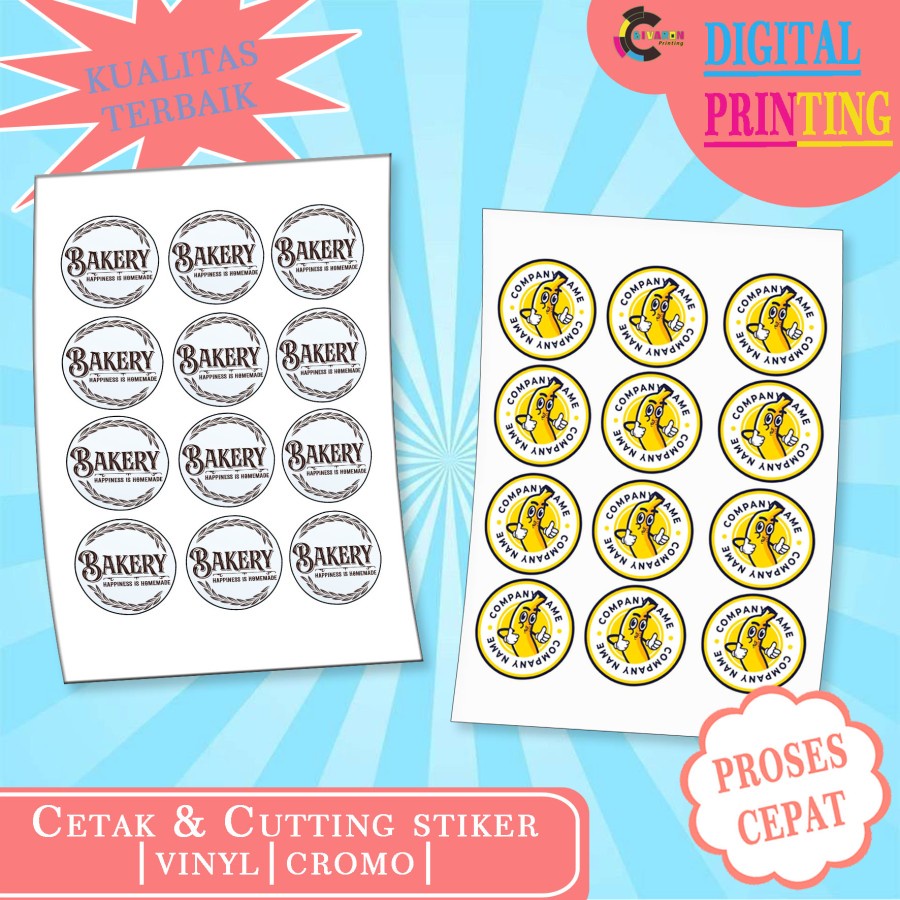 

Cetak stiker produk cromo A3+ cutting