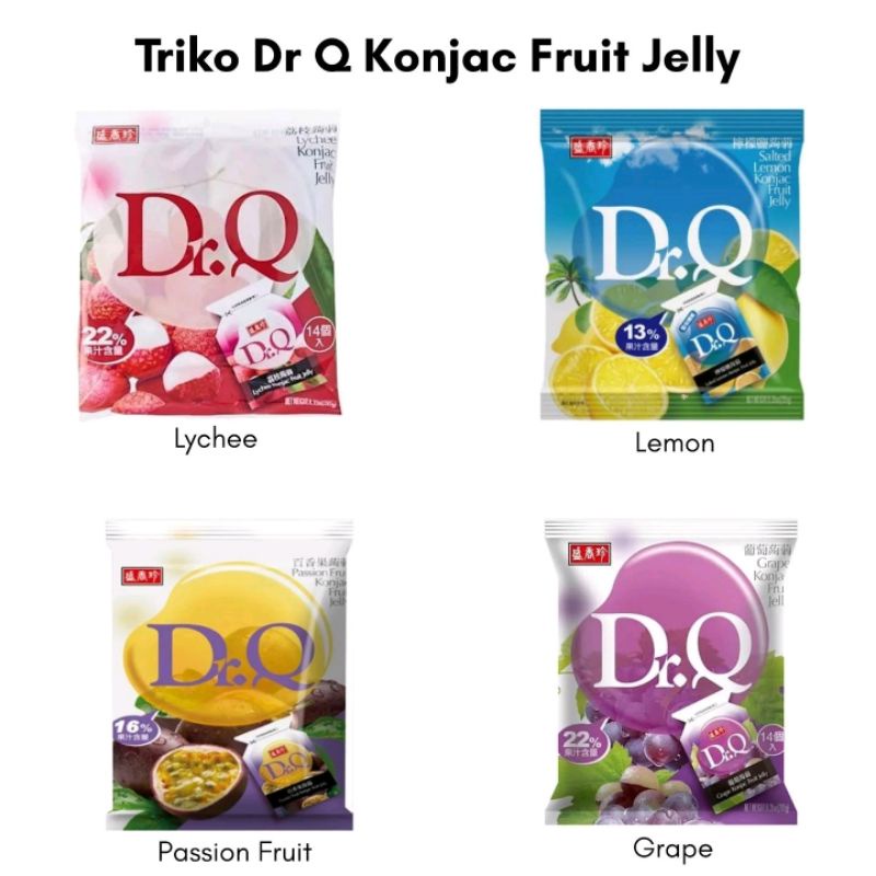 Triko Dr Q Konjac Fruit Jelly / Jelly Konjac Rasa Buah