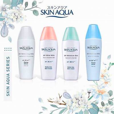 Skin Aqua series sunscreen moisturizing & lightening spf50