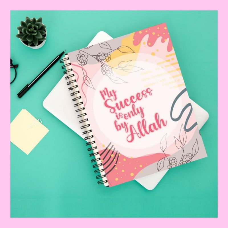

Buku Catatan Aesthetic Motivasi A5 Garis/Line Notebook