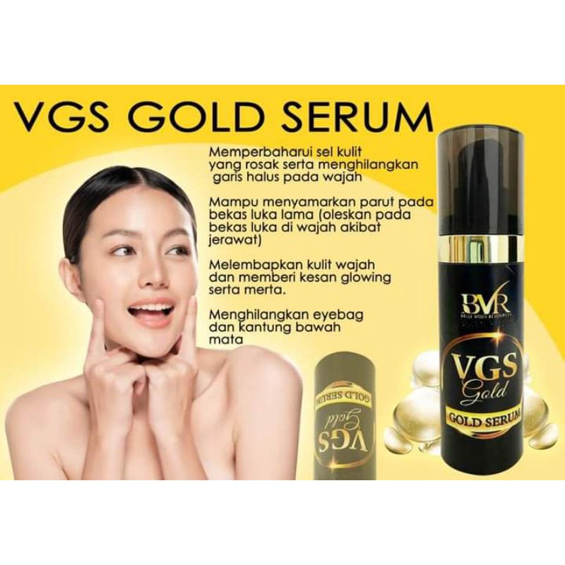 SERUM VGS/VGS GOLD SERUM ORIGINAL/pemutih kulit/penghilang jerawat dan flek