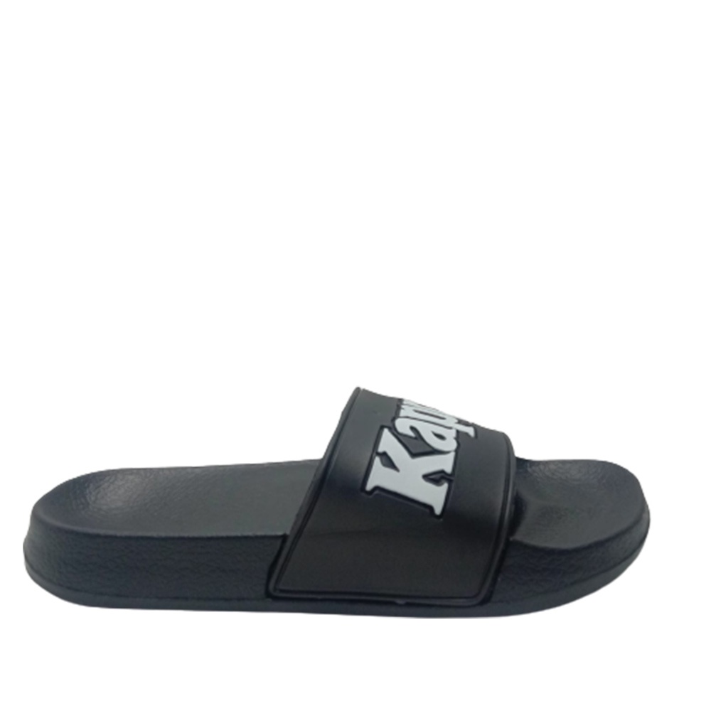 Kappa Sandal Pria Slide Authentic KP-92 -  Black/White