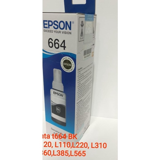 Tinta Epson original 6641 Black- L110,120,L220