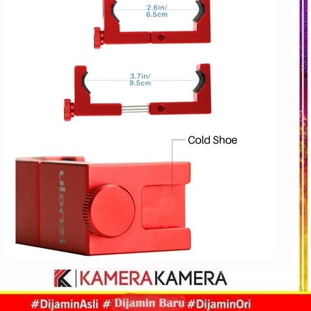 ULANZI IRON MAN 2S ST-02S 65MM to 95MM Tripod Phone Mount BLACK