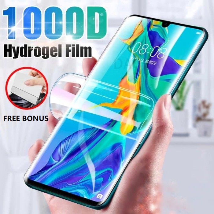 Hydrogel Clear Front-Back OPPO A17 A17k A78 NFC A77s A57 4G, A16 A16e A16k A15 A15s A12 A1k A11k A3s Hidrogel Full Cover-Ful Coverage Bening Glossy-Glosy Jelly-Jel Hydro Depan-Belakang Antigores-Gores Transparan-Transparent Tipis-Bagus 5G S A77 E K 2022