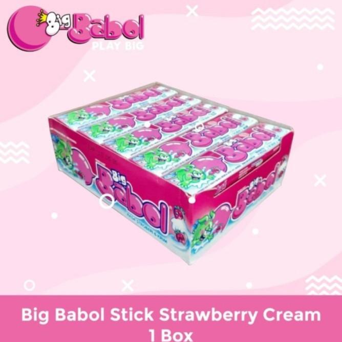 

TERLARIS Permen Karet Big Babol Stick Strawbery Cream /PERMEN LUNAK/PERMEN VIRAL/PERMEN MILO/PERMEN YUPI/PERMEN JADUL/PERMEN KARET