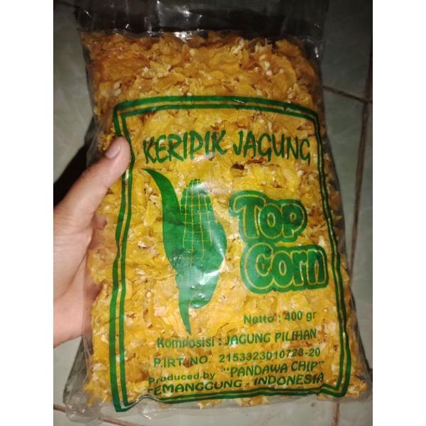 

[Ready] Emping jagung mentah /kripik jagung mentah murah renyah gurih krupuk jagung mentah 400 gram