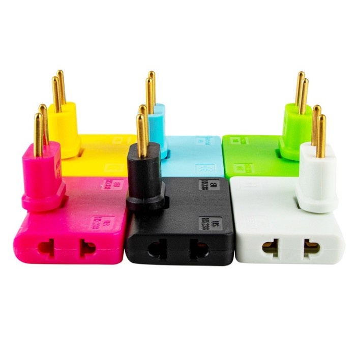 Steker Listrik Power Socket Stop Kontak Colokan Lipat 3in1