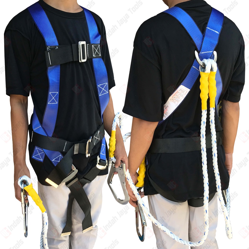 Full Body Harness Single Big Hook GoSave ECOFIT Safety Belt Sabuk Pengaman