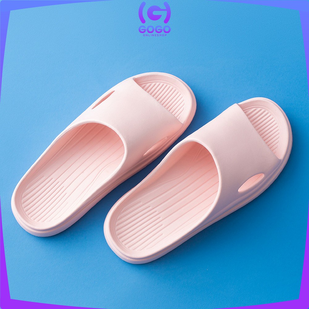 GOGO-S53 Sandal Rumah Slipper Wanita Selop EVA Empuk / Sendal Kamar Mandi Rumahan Sandals Unisex Slip On Jelly