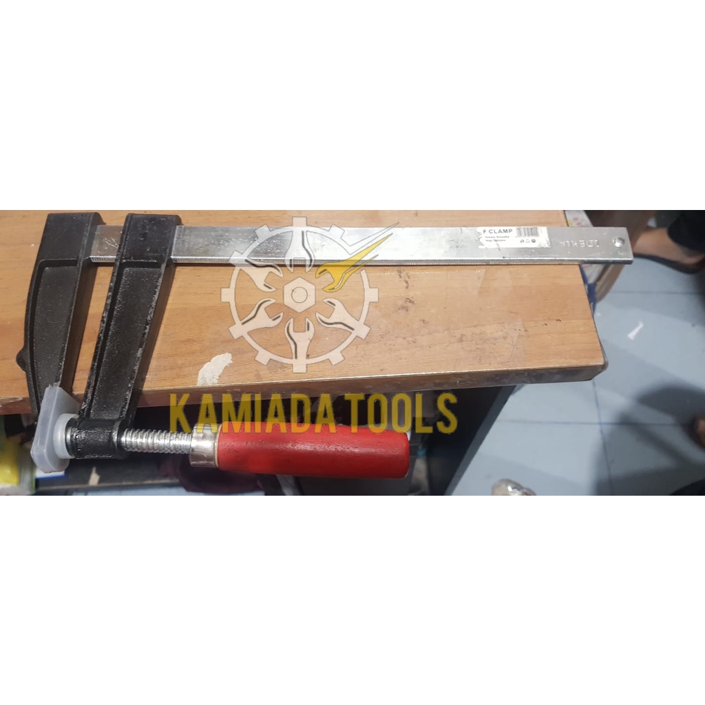 klem F IDEKU 120X300/ Clamp f/ catok F 300cm penjepit kayu 300mm