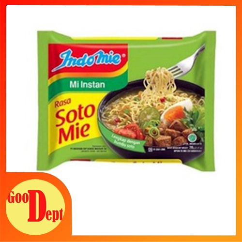 

INDOMIE SOTO 70 GRAM/MIE INSTAN RASA SOTO