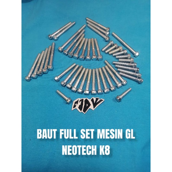 BAUT FULL SET MESIN GL NEOTECH KUNCI T8