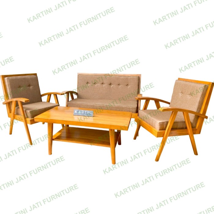 kursi tamu sofa retro minimalis kursi tamu untuk cafe kayu jati termurah dengan bahan baku kayu berk