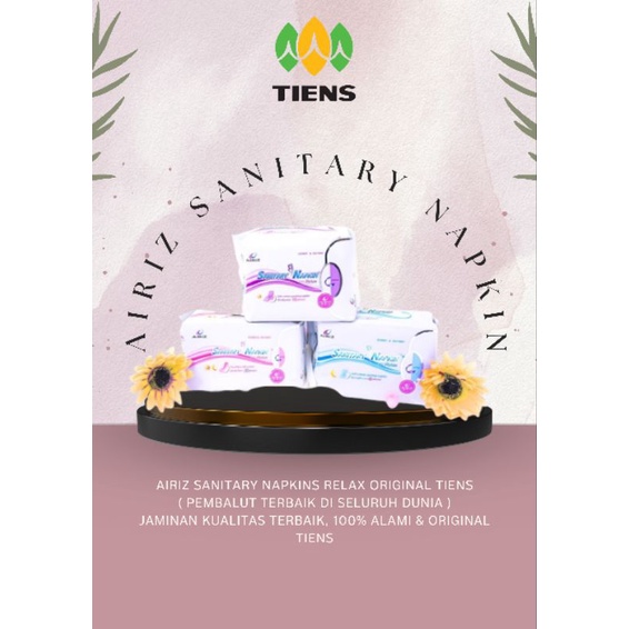 Jual AIRIZ SANITARY NAPKIN RELAX PEMBALUT KESEHATAN Shopee Indonesia