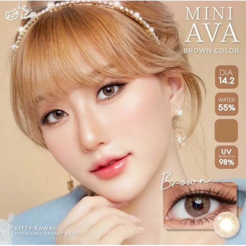 SOFTLENS MINI AVA GREY/ABU. NORMAL MINUS(s.d -10.00)