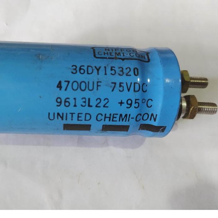 ㅋ Elco 4700uf 75v Original Cabutan Nippon Chemicon Japan ね