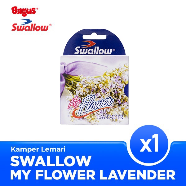 Ktmstore Kamper baju kapur barus pakaian anti jamur Swallow My Flower Lavender