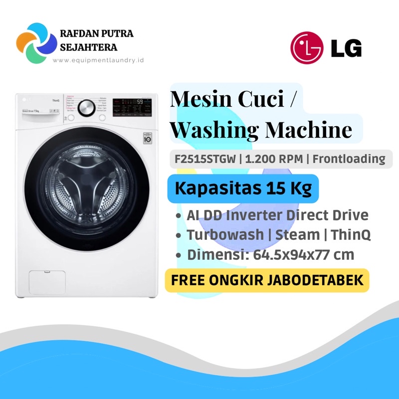 Jual Mesin Cuci Lg Kg F Stgw Washer Lg Kg Free Ongkir Shopee Indonesia