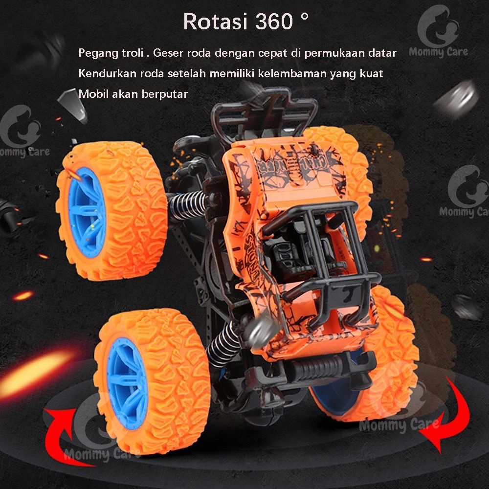 MOMMYCARE MONSTER ZAP MAINAN MOBIL JIP ANAK OFF ROAD 4 DRIVE  INERTIAL BIGFOOT 360 DERAJAT