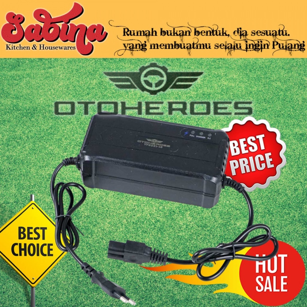 Charger Baterai Aki Cas Motor Skuter Elektrik Sumeite 48V 20AH