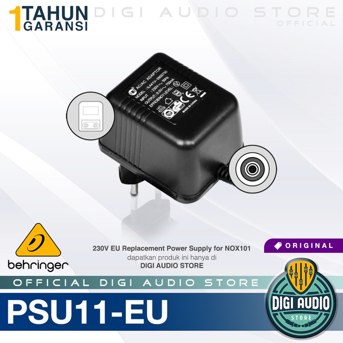 Behringer Psu11-Eu Power Supply Adaptor 230V Behringer Dj Mixer Nox101 #Original