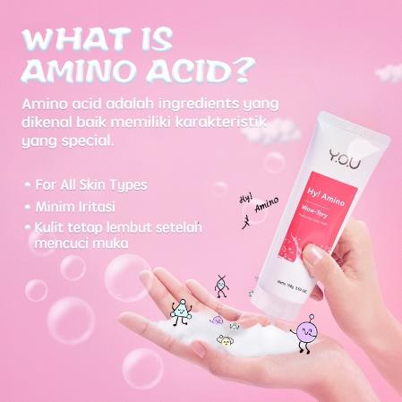 * NCC * YOU Facial Wash Hy Amino Series Acne Control Oil Face Pembersih Wajah Y.O.U