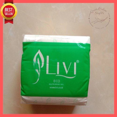 GOS -F113- Tisu Kotak Meja 150L - Tissue Tangan - Tissue Meja - Tisu Livi Eco Multipurpose