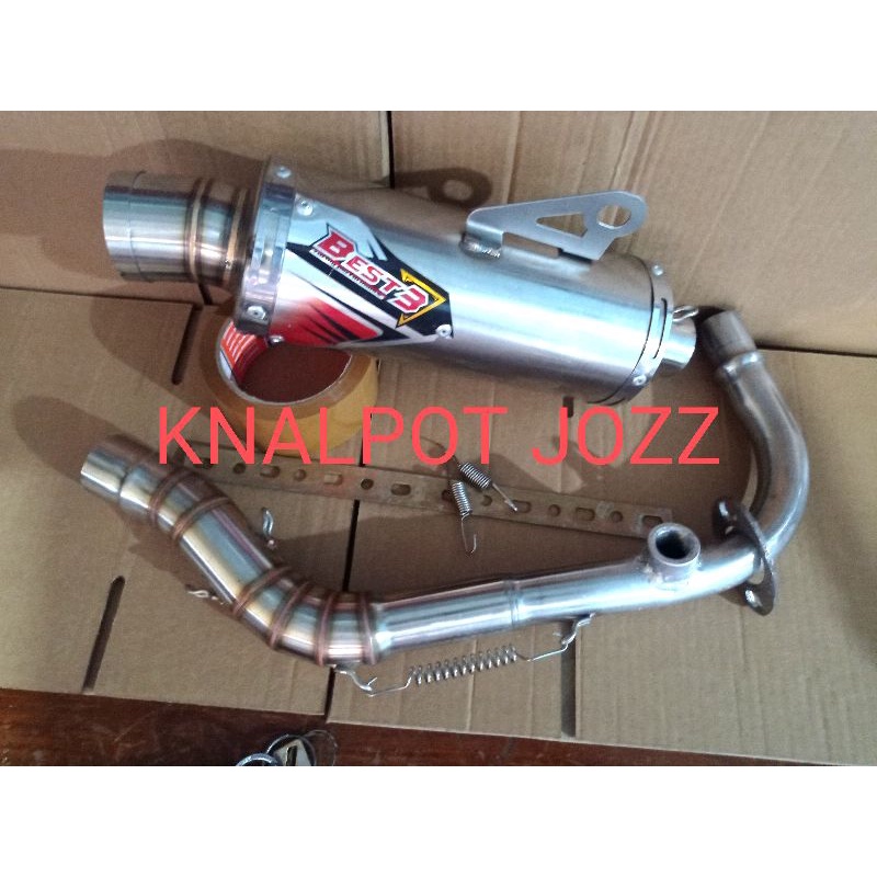 knalpot vespa matic best3 inlet 38/50 primavera sprint S/125/150 LX 125/150 2V 3V