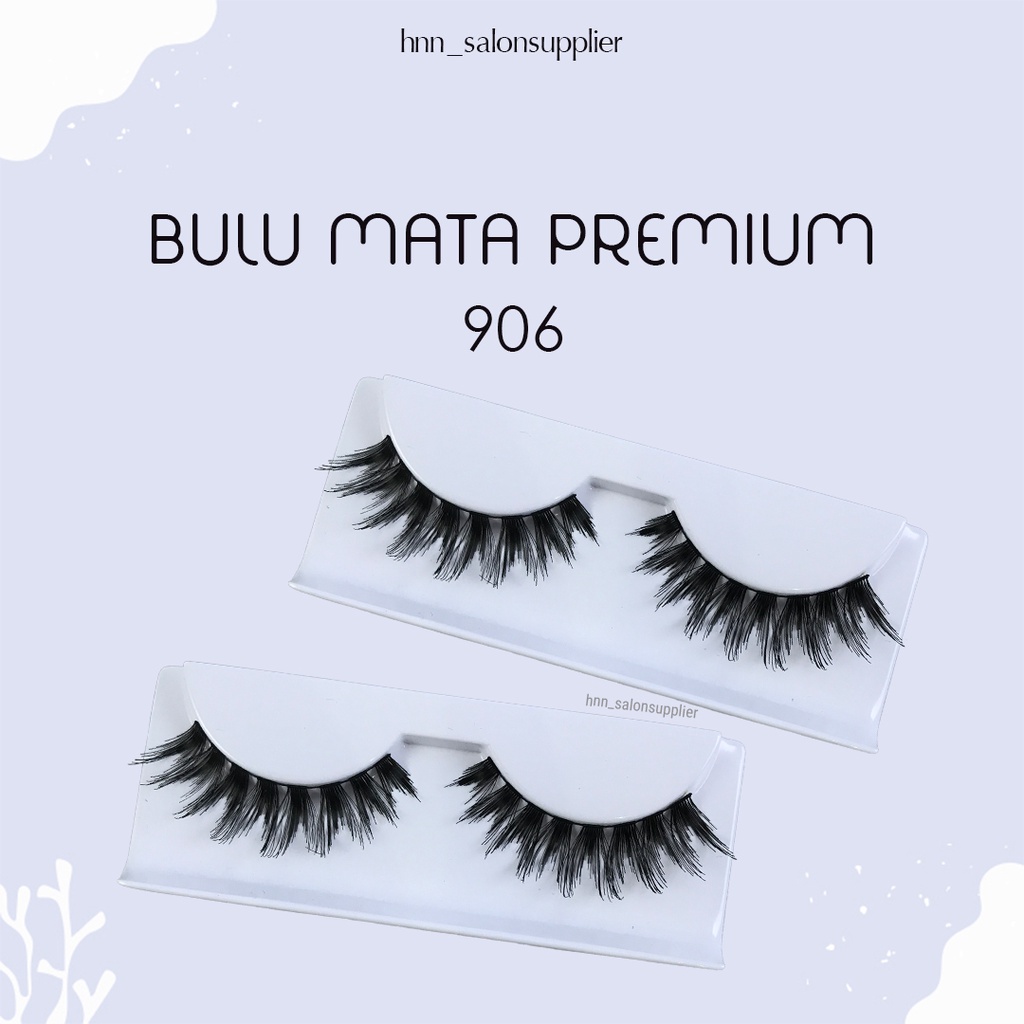 906 Bulu Mata Palsu Handmade Fake Eyelash Eye Lashes Lash Artifivial Belle Eyelashes