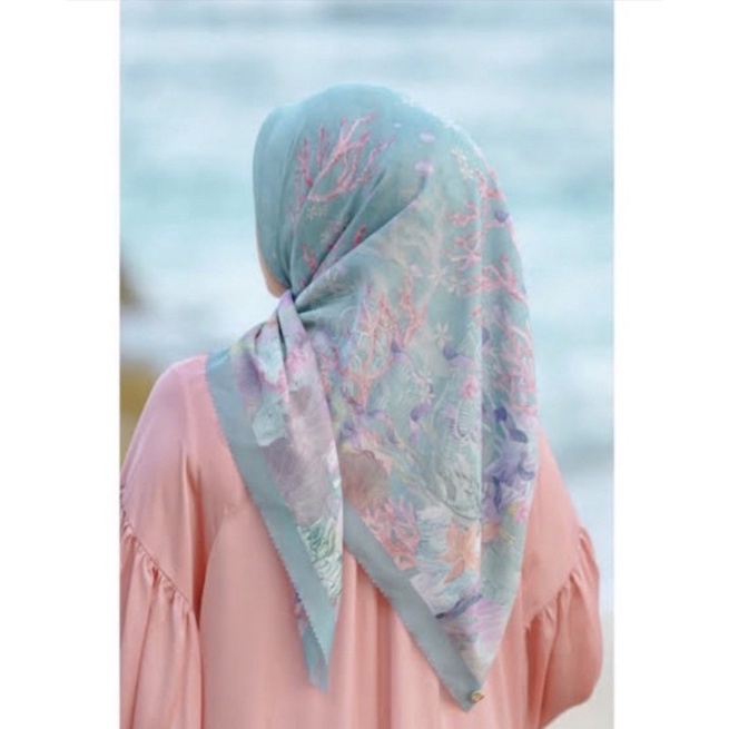 Buttonscarves Mermaid Series -Teal