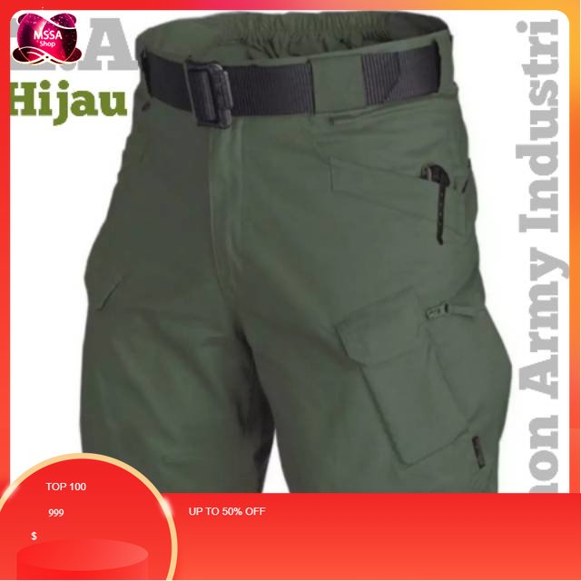 COD (HIjau) celana pendek tactical blackhawk/celana cargo/celanagunung