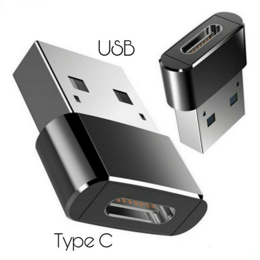 OTG USB Male To Type C Female Adapter Interface Converter Connector