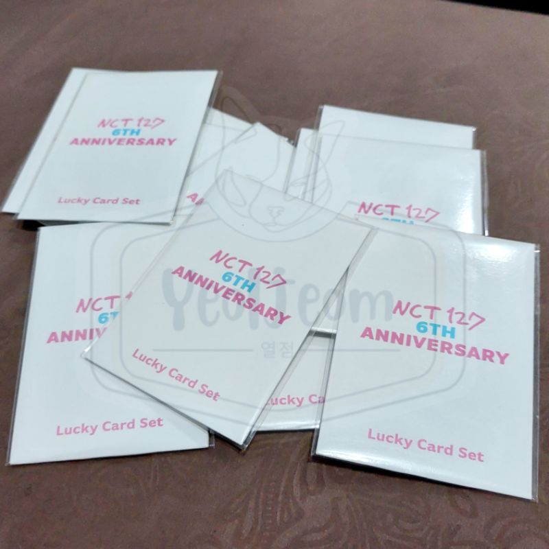 lucky card 6th anniversary nct 127