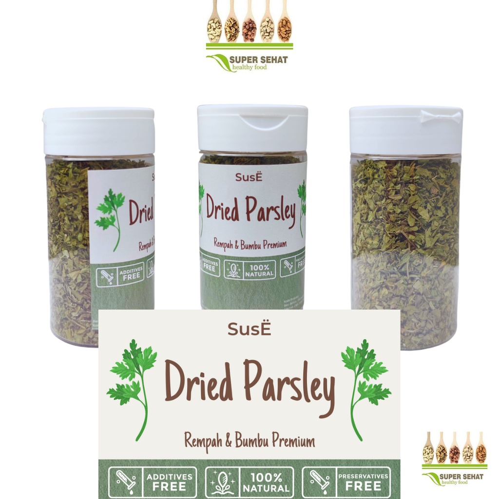 

[PROMO] SUSE Aneka Rempah Bumbu Dapur Premium Parsley Peterseli Oregano Basil Thyme Rosemary Kunyit Bubuk Turmeric Powder Jahe Bubuk Ginger Powder Cinnamon Powder Kayu Manis